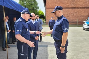 Otwarcie posterunku w Laskowicach.