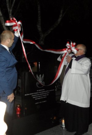 Odsłonięcie zbiorowej mogiły żołnierzy poległych w okolicy Świecia