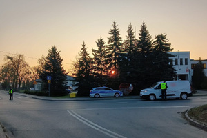 Policjanci z posterunku w Osiu podczas działań Trzeźwy Kierujacy