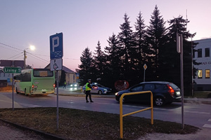 Policjanci z posterunku w Osiu podczas działań Trzeźwy Kierujacy