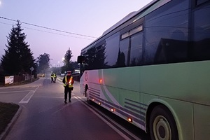 Policjanci z posterunku w Osiu podczas działań Trzeźwy Kierujacy