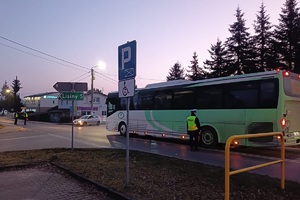 Policjanci z posterunku w Osiu podczas działań Trzeźwy Kierujacy