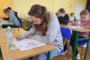 Policjanci ruchu drogowego prowadzą Ogólnopolski Turniej Bezpieczeństwa Ruchu Drogowego