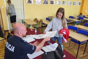Policjanci ruchu drogowego prowadzą Ogólnopolski Turniej Bezpieczeństwa Ruchu Drogowego