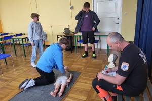 Policjanci ruchu drogowego prowadzą Ogólnopolski Turniej Bezpieczeństwa Ruchu Drogowego
