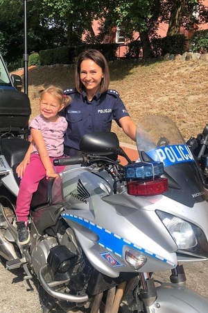 Policjanta z córką - profilaktyka