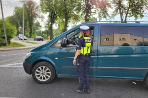 Policjanci podczas działań &quot;Trzeźwy Poranek&quot;