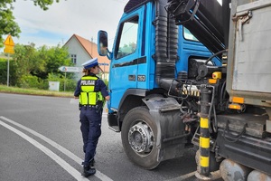 Policjanci podczas działań &quot;Trzeźwy Poranek&quot;