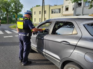 Policjanci podczas działań &quot;Trzeźwy Poranek&quot;