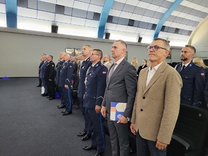 Uroczysta zbiórka z okazji Święta Policji w powiecie świeckim