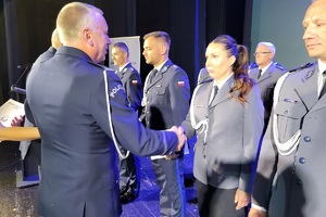 Uroczysta zbiórka z okazji Święta Policji w powiecie świeckim