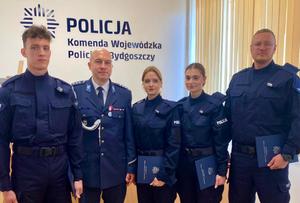 Policjanci przyjęci do służby podczas uroczystego ślubowania