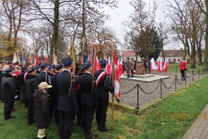 Uroczyste obchody Święta Niepodległości z udziałem policyjnej delegacji