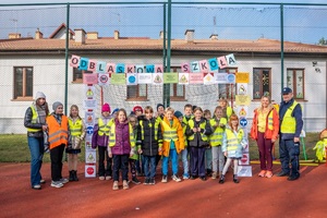 Działania uczniów szkoły związane z realizacją programu odblaskowa szkoła