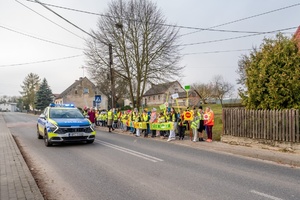 Działania uczniów szkoły związane z realizacją programu odblaskowa szkoła