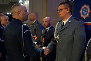 Zdjęcia z wręczenia "Kryształowych Serc" policjantom z powiatu swieckiego