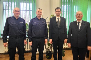 Spotkanie z okazji powierzenia obowiązków Komendantowi Komisariatu Policji w Nowem