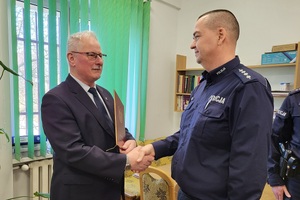 Spotkanie z okazji powierzenia obowiązków Komendantowi Komisariatu Policji w Nowem