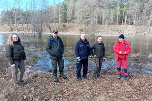 Wspólne patrole służb w trosce o bezpieczeństwo nad Wdą