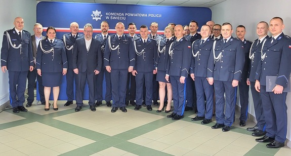 Uroczysta zbiórka z okazji powołania na stanowisko  zastępcy komendanta