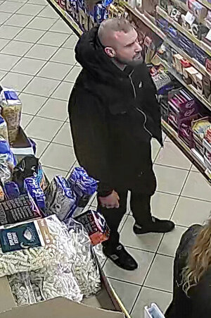 Wizerunek poszukiwanego mężczyzny